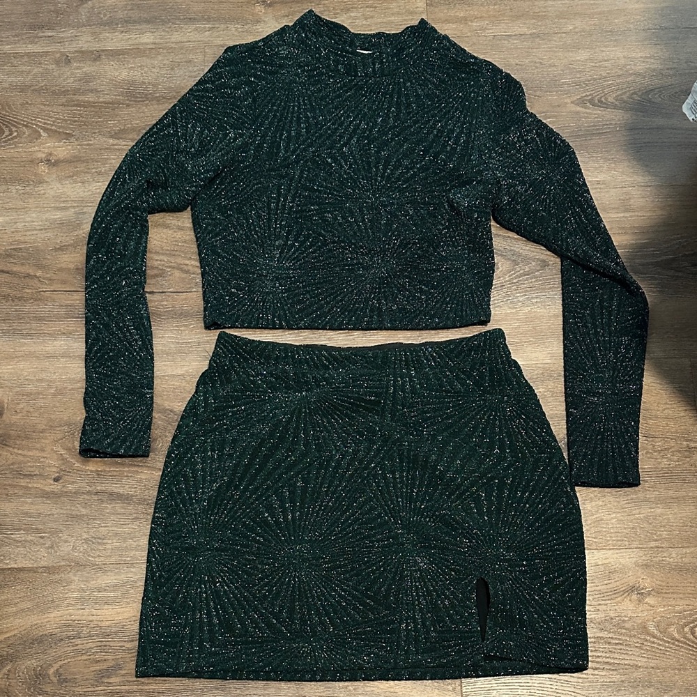 Green Shimmer 2-piece set